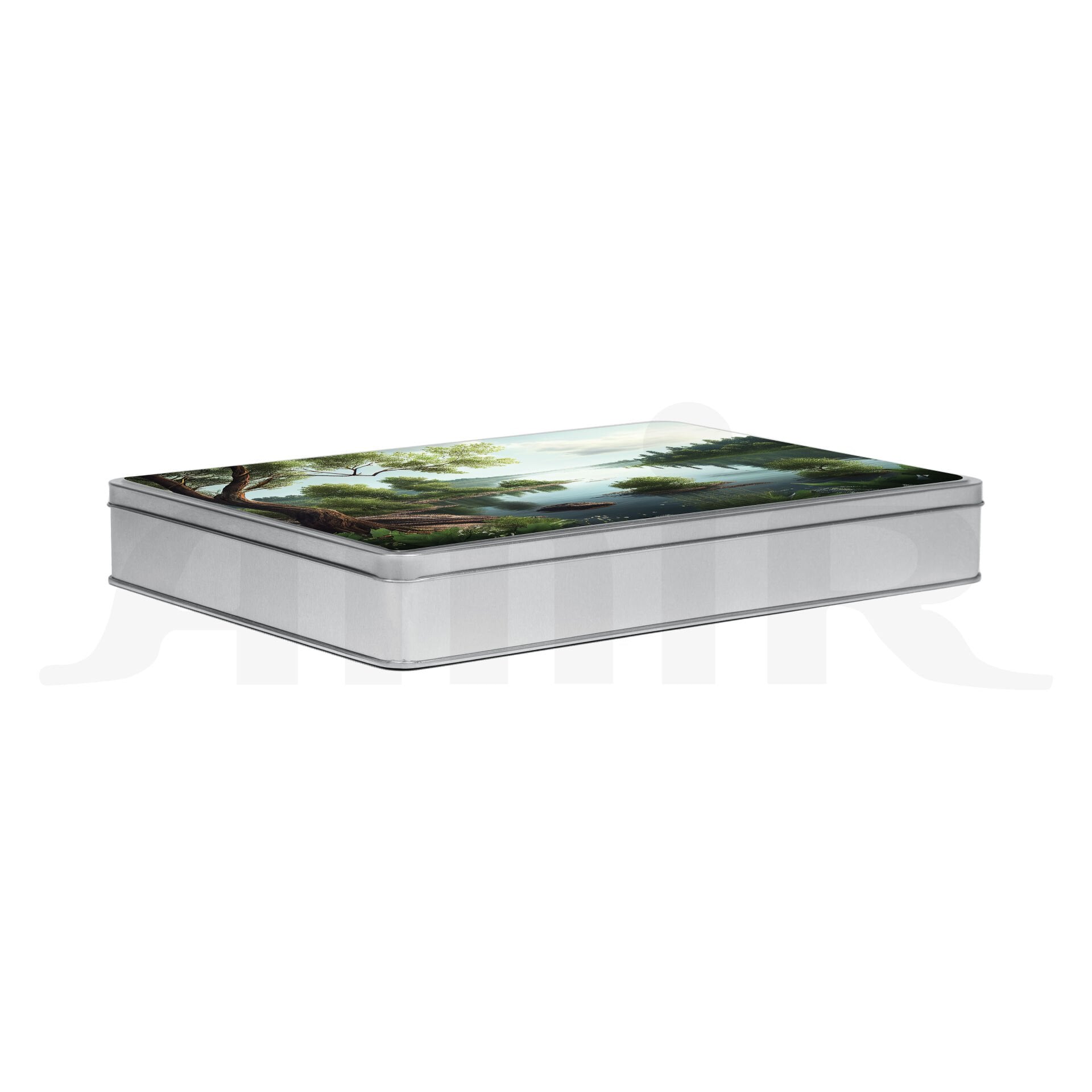 200/300x45 MAT SILVER Baskılı-5'li paket